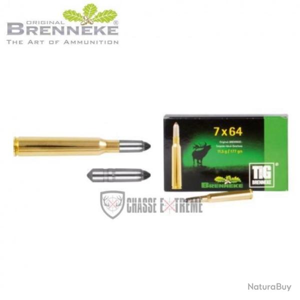 20 Munitions BRENNEKE TIG 177gr Cal 7x64