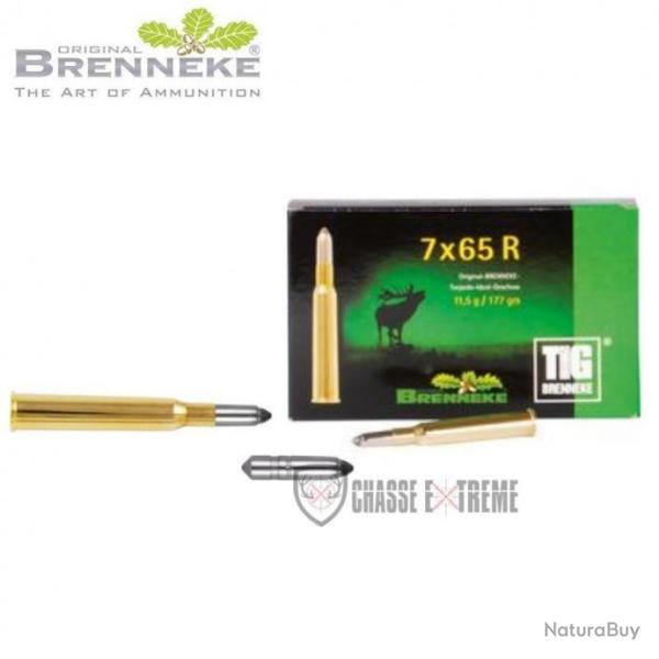 20 Munitions BRENNEKE TIG 177gr Cal 7x65 R