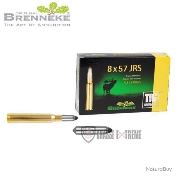 20 Munitions BRENNEKE TIG 198Gr Cal 8x57 JRS