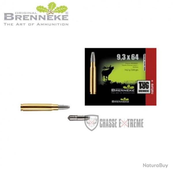 20 Munitions BRENNEKE TUG 293Gr Cal 9.3x64