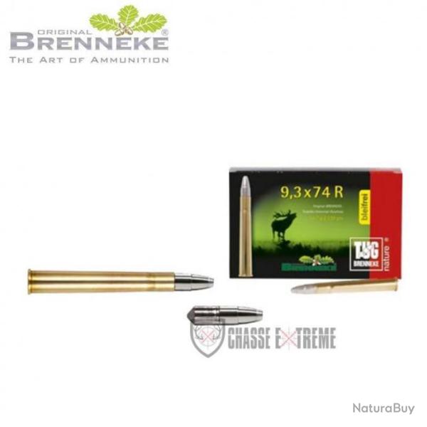20 Munitions BRENNEKE TUG 293Gr Cal 9.3x74R