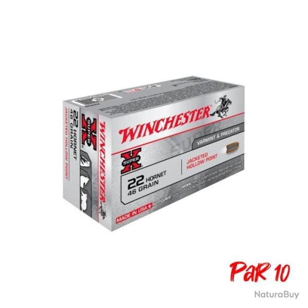 Balles Winchester Hollow Point - Cal. 22 Hornet - 22 Hornet / Par 10