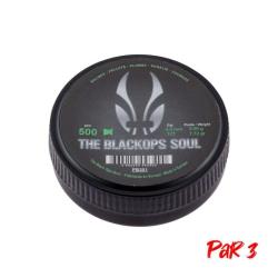 Boite de plombs Black Ops Soul &agrave; T&ecirc;te plate - Par 3 / 4.5