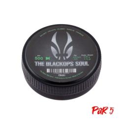 Boite de plombs Black Ops Soul &agrave; T&ecirc;te plate - Par 5 / 4.5