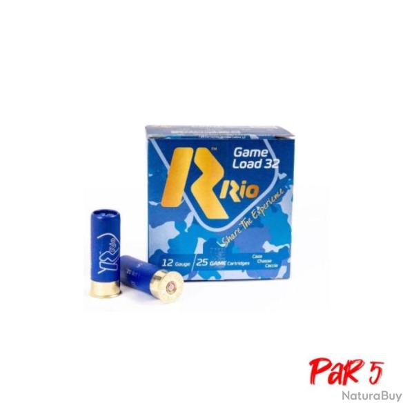Cartouches Rio Game Load BJ Cal. 12 70 Par 5 32 gr