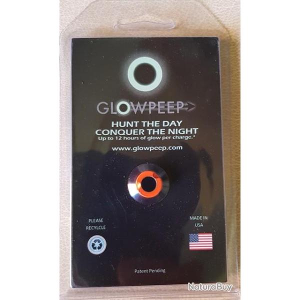VISETTE GLOWPEEP Luminescente 1/4" - Orange