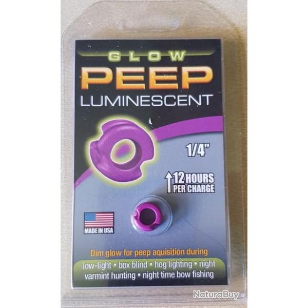 VISETTE GLOWPEEP Luminescente 1/4" - Violet