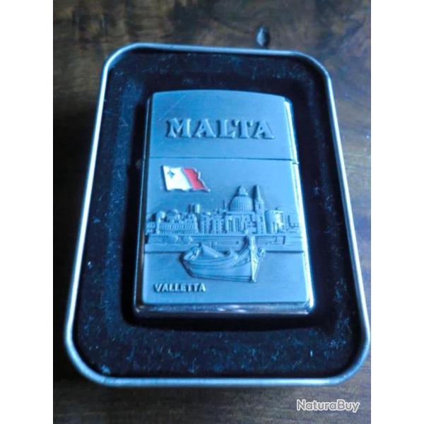 BRIQUET ESSENCE MALTA  VALLETTA  AVEC BOITE