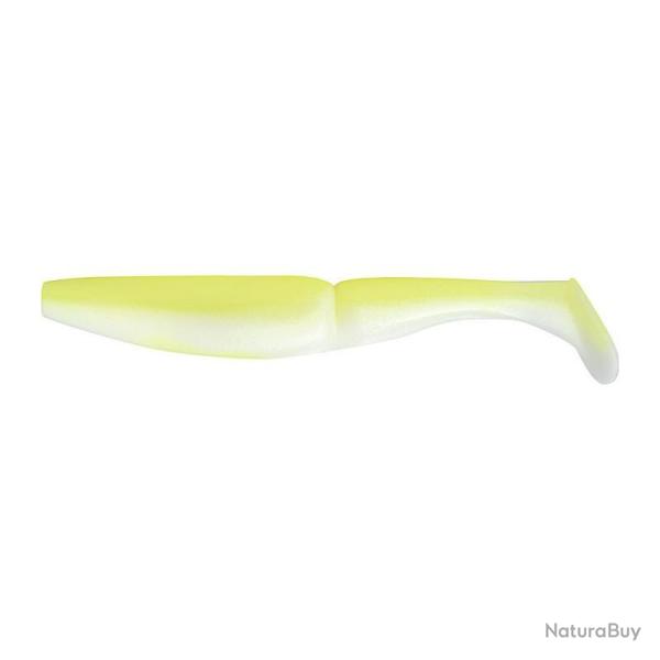 Leurre One Up Shad 5" 12.5cm Sawamura par 5 White Chartreuse