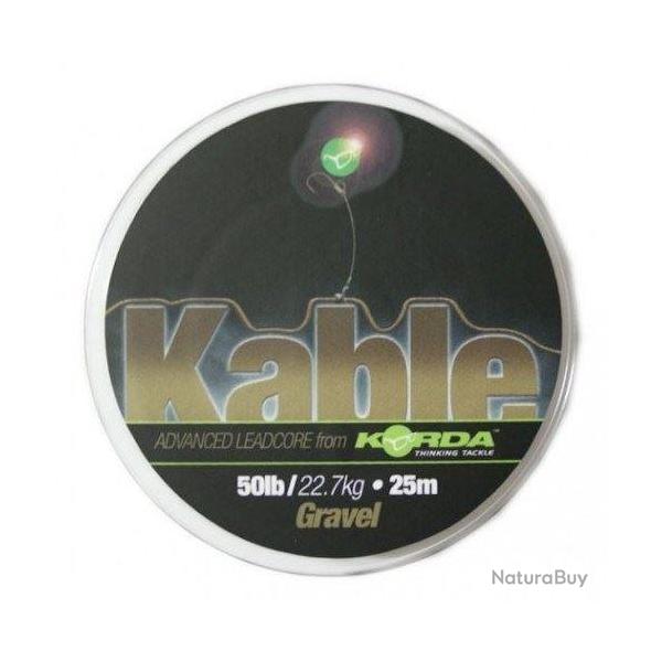Korda Kable Tight Weave 25 M Gravel 22 Kg 50 Lbs