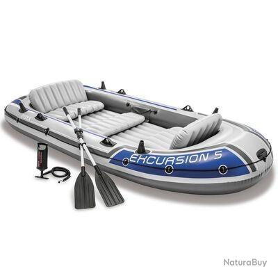 Alomejor Pompe à Pied Pour Bateau Gonflable, Kayak & Canot – Pompe Camping Puissante Avec Tube – Blanc