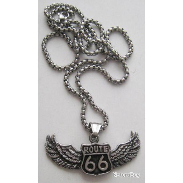 PENDENTIF ROUTE 66 AILE - Ref.15