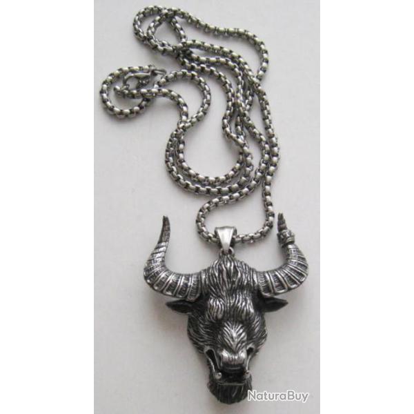 PENDENTIF DEMON TAUREAU - Ref.11