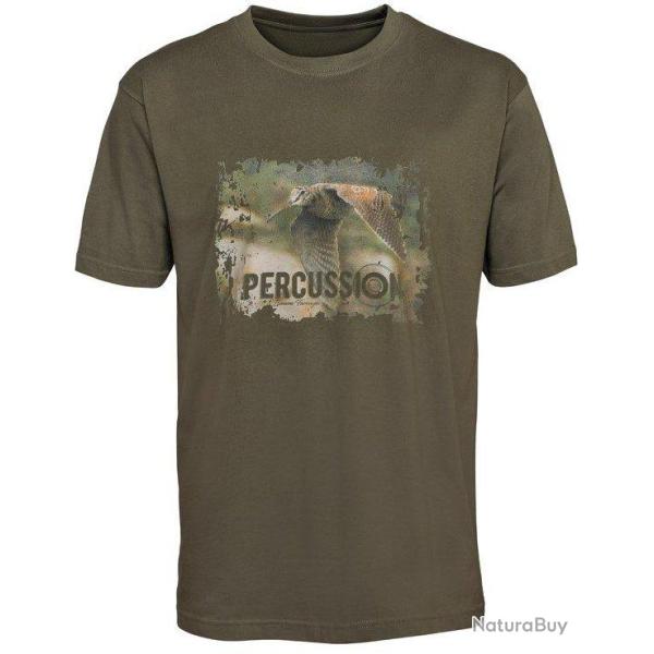 Tee shirt B�casse kaki PERCUSSION