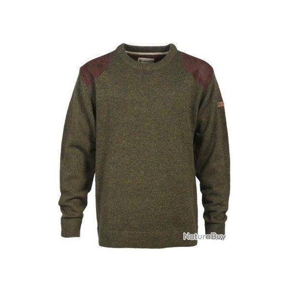 Pull de chasse col rond brod� Percussion