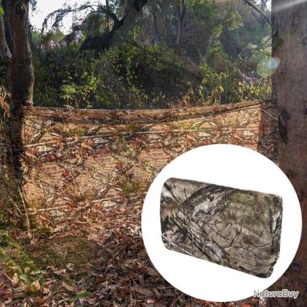 Filet de camouflage Ombrage en Maille de 1.5*2 m Id�al pour se fondre dans un cadre feuillage arbre
