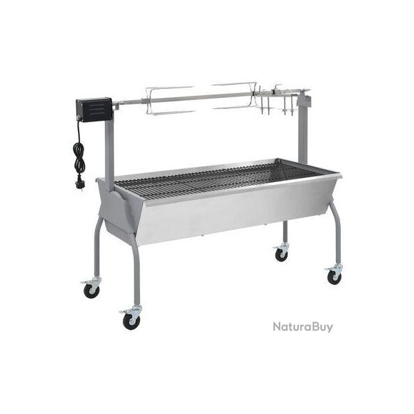 R�tissoire Pour Barbecue Electrique Acier Inoxydable R�tisserie Viande Gibier Barbecue