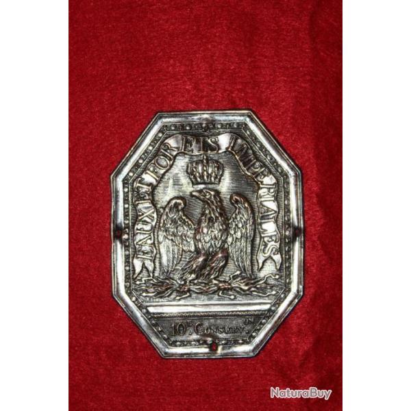 Plaque Administration des Eaux et For�ts Premier Empire