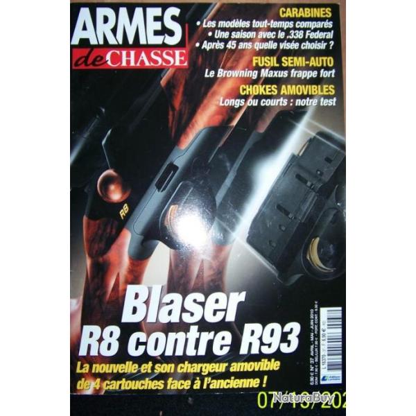 REVUE "ARMES DE CHASSE" EDITIONS LARIVIERE N�37 avril-mai-juin-2010- 98 pages - 27x30 cm