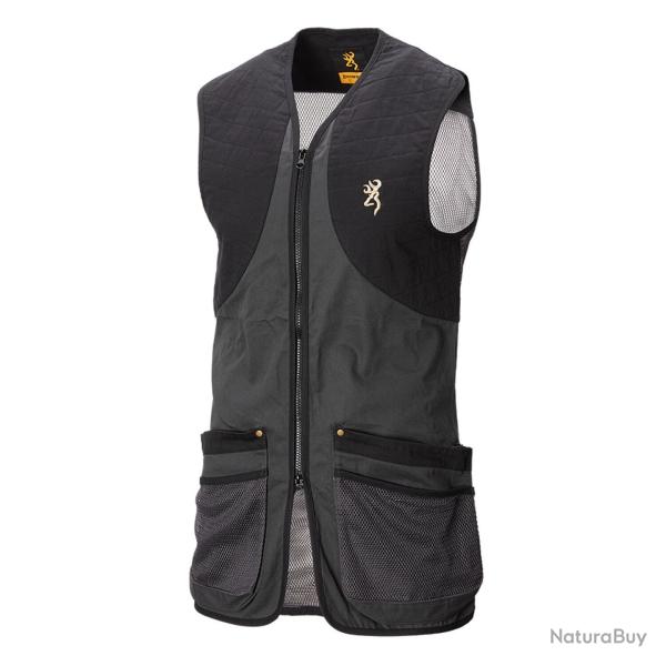 Gilet de Ball Trap Classic anthracite Couleur Anthracite