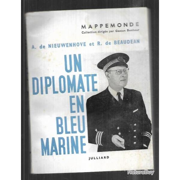 un diplomate en bleu marine de a.de nieuwenhove et  raoul de beaudean paquebot