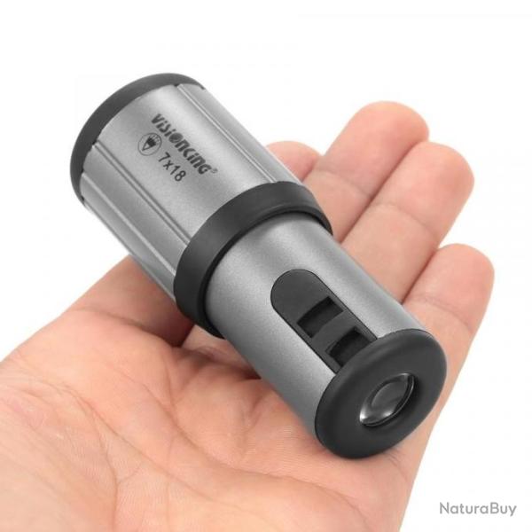 Mini Monoculaire 7x18 Zoom HD Compacte Puissant Objectif 18mm L�ger R�tractable Transport Facile