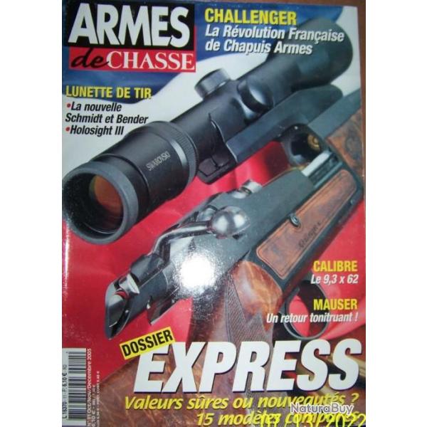 REVUE "ARMES DE CHASSE" EDITIONS LARIVIERE N�11 octobre-novembre-d�cembre -2003-  98 pages-27x30 cm