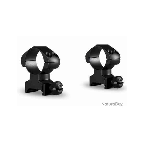 Colliers HAWKE pr�cision 25.4mm weaver haut r�f 23002