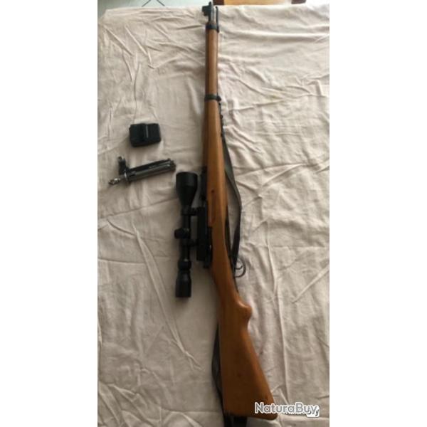 Schmidt RUBIN K31 calibre 30-284 Winchester Suisse avec lunette
