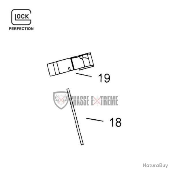 Poussoir de Chargeur Rallong� Gen4 Cal 9x19mm, 40SW, .357 - GLOCK