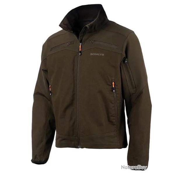 Veste De Chasse Stretch Somlys 443 Corsica JKT Marron