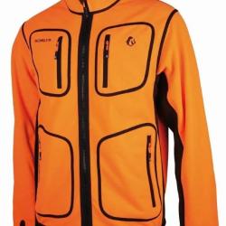 Veste Polaire R&eacute;versible Femme Somlys 487LADY Orange/Marron - 2XL