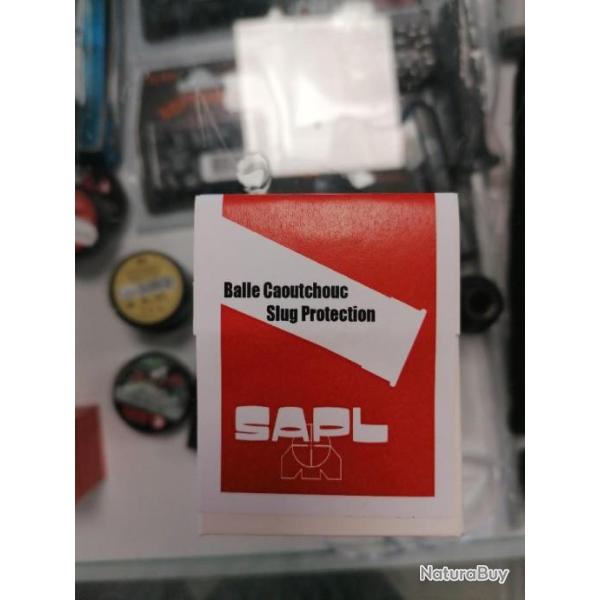 Balles caoutchouc.Slug protection.