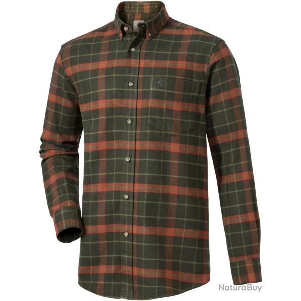 Chemise en flanelle Darko (Couleur: Vert fonc�, Taille: L)