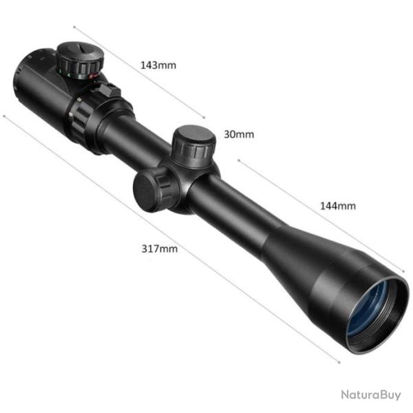 LUNETTE DE VISEE 3-9X40 R�ticule lumineux