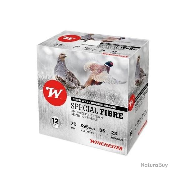 Boite de 25 cartouches Winchester special fibre cal.12 70mm 36g par 25