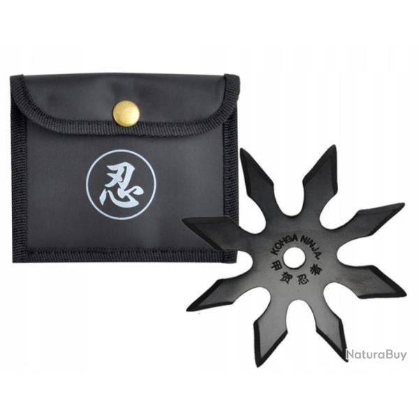 Etoile de Jet/Lancer Shuriken Kohga Ninja N�8 Noir Avec Etui