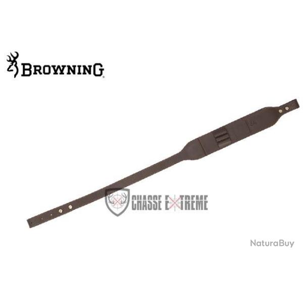 Bretelle BROWNING Heritage 2 Cuir avec Cartouchi�re Brun