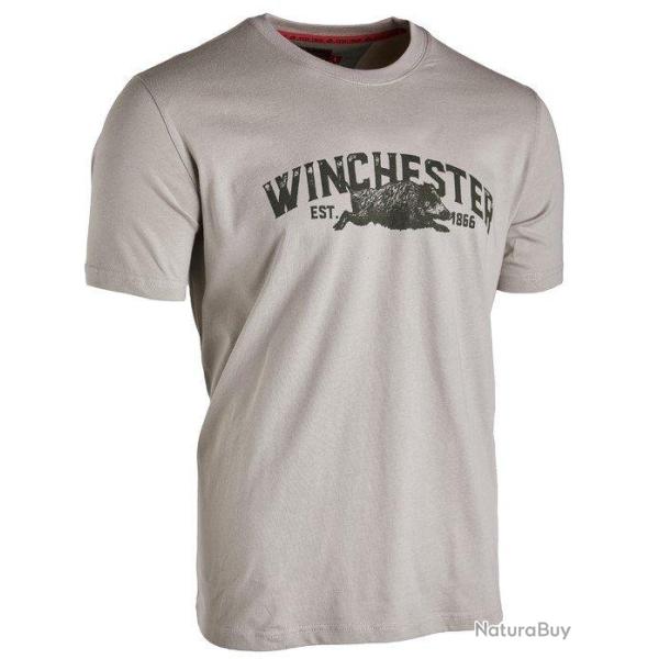 Tee shirt � manches courtes Vermont gris Winchester
