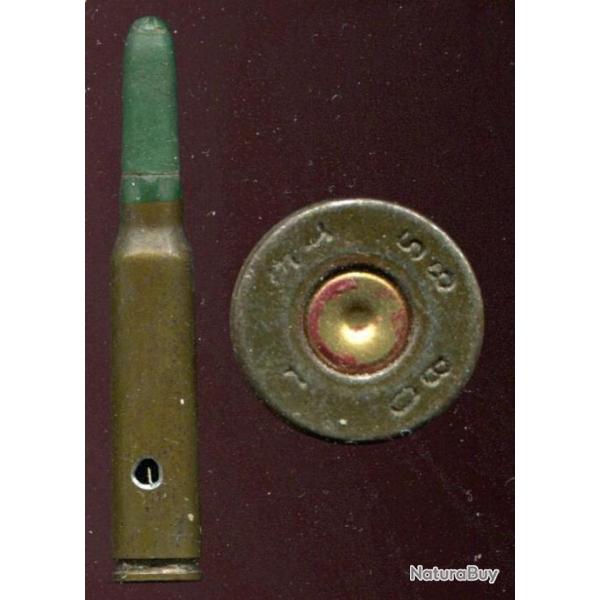 7.5 x 54 MAS - � blanc balle papier vert - �tui acier laqu� vert