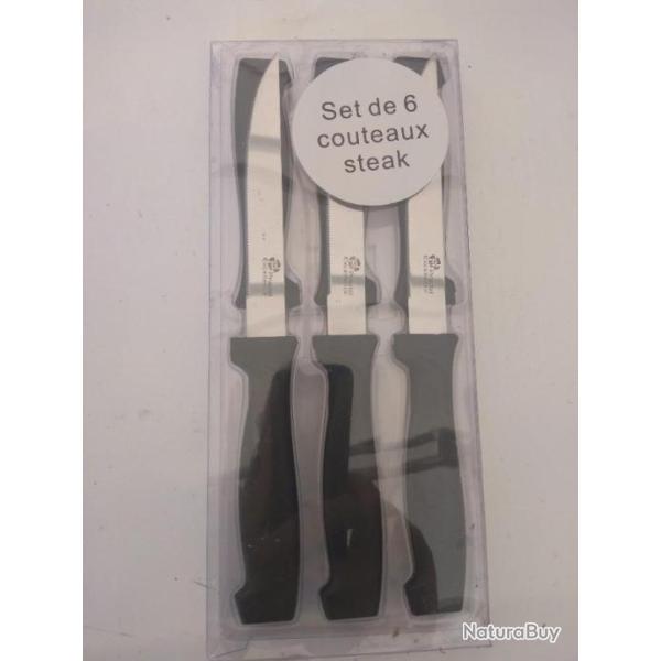 Kit de 6 couteaux de table