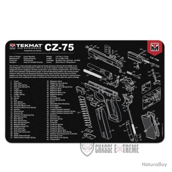 Tapis de D�montage TEKMAT pour CZ75 27.9x43 cm