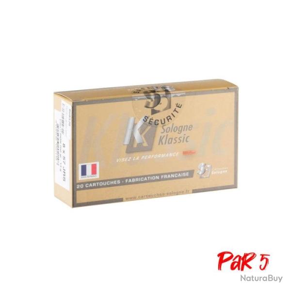 Balles Sologne Nosler Partition - Cal. 8x57 JRS - 8x57 JRS / Par 5