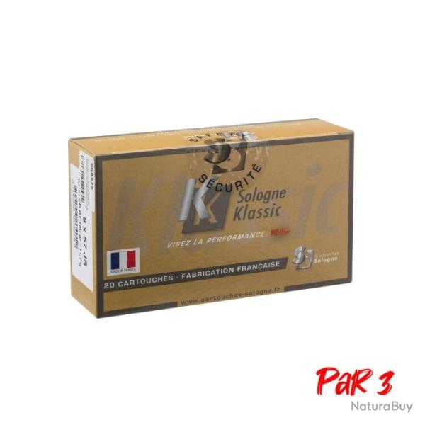 Balles Sologne	Nosler Partition - Cal. 8x57 JS - 8x57 JS / Par 3
