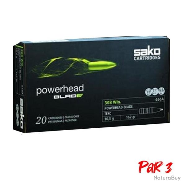 Balles Sako PowerHead Blade - Cal. 243 Win - 243 win / Par 3