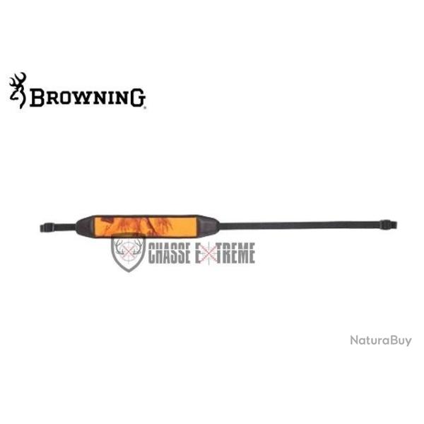Bretelle BROWNING Neoprene sans Anneaux Orange pour Carabine