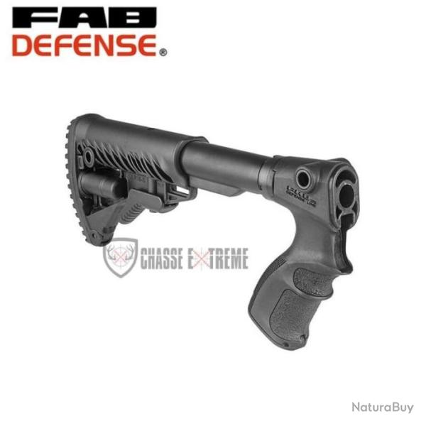 Crosse FAB DEFENSE Type M4 pour Remington 870 - Noire