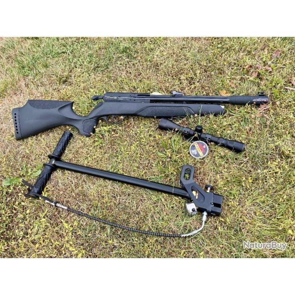 Pack Carabine PCP GAMO Arrow 4.5mm 19.9J + lunette 3-9x40wr + plombs + pompe