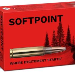 Munitions GECO calibre 300 Win Mag Softpoint 170gr - 11g x20
