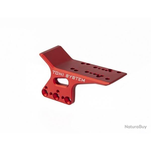 Fixation lat�rale pour C-More pour CZ Tactical Sport - TONI SYSTEM - Rouge